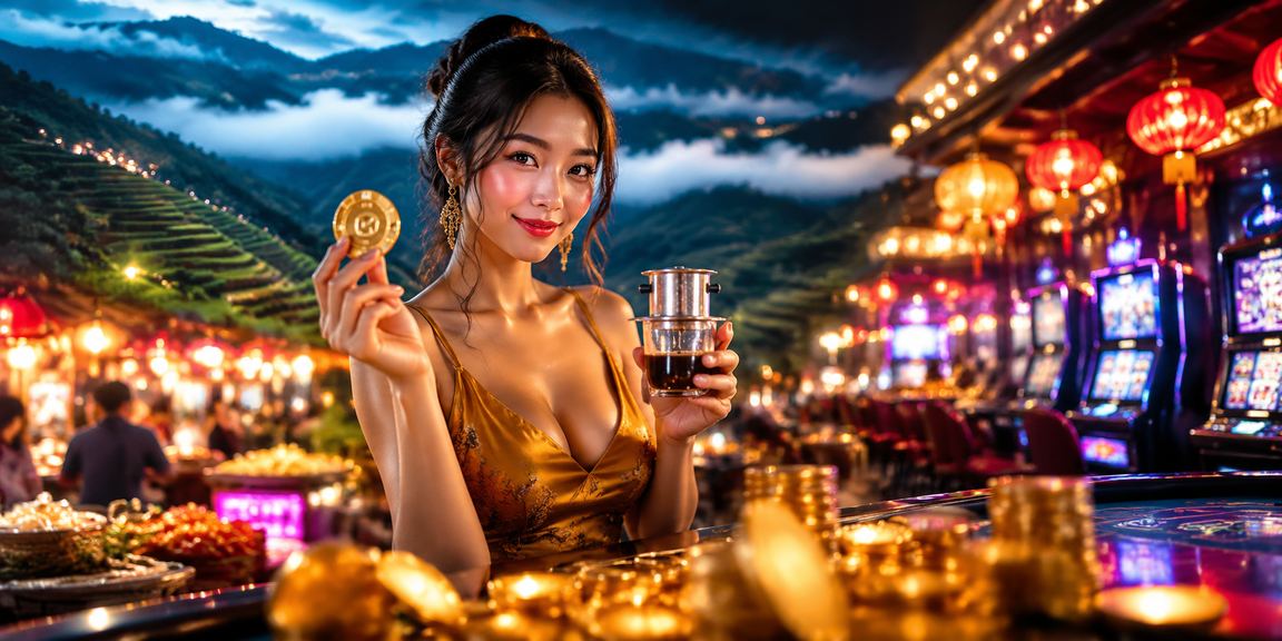 Người dùng ở Sa Pa thưởng thức cà phê và trải nghiệm cá cược trực tuyến trong không khí mát lạnh